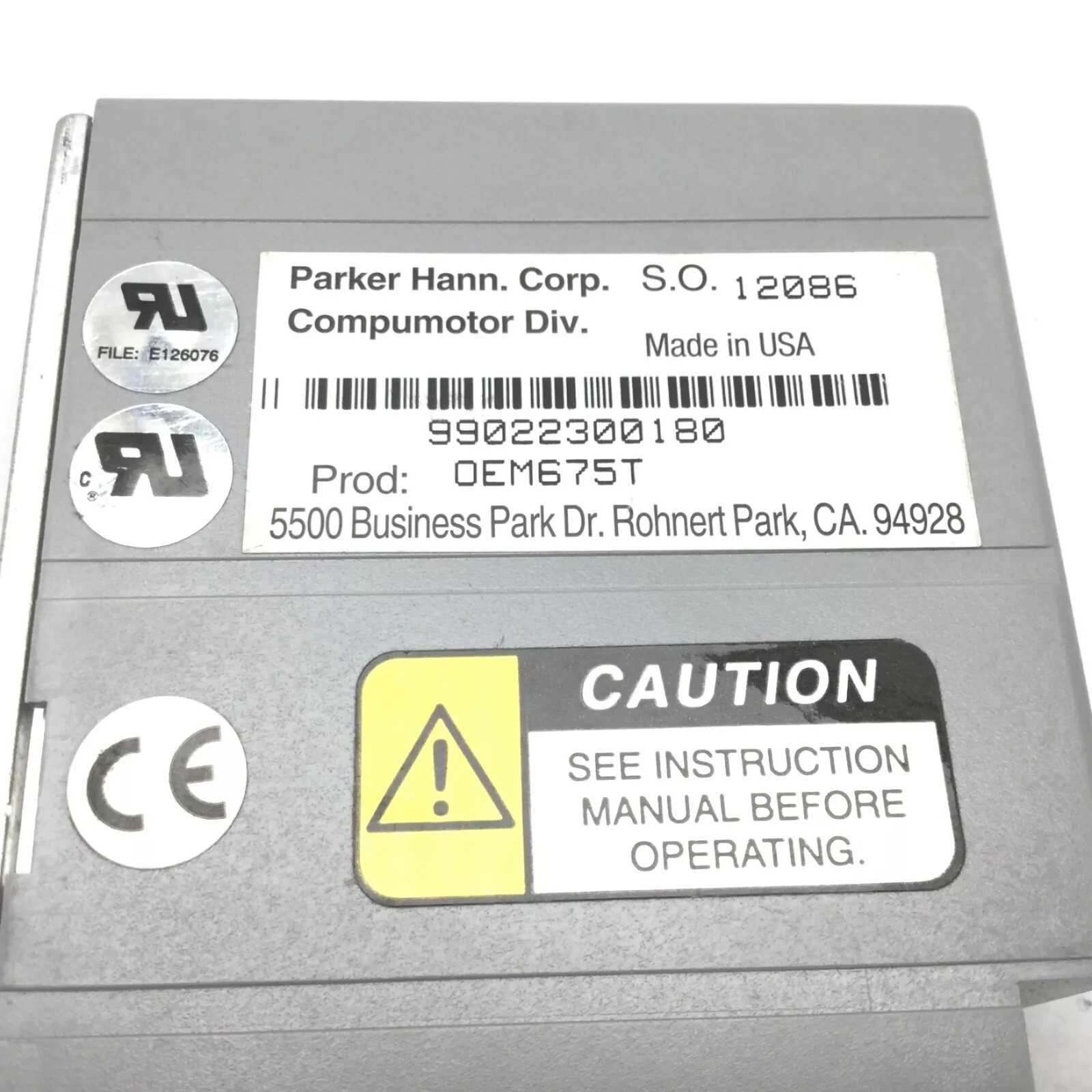 1PC NEW Parker Servo Drive OEM675T fedex or DHL