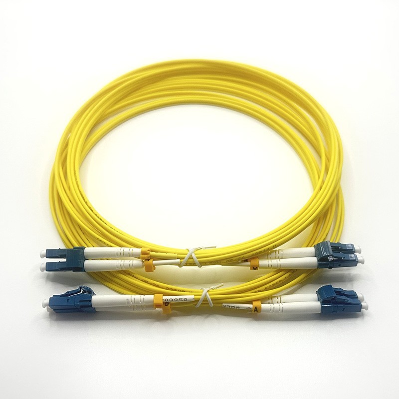 15M/20M/30M LC UPC-LC UPC Duplex OS2 SM LSZH 2.0mm FTTH Optical Fiber Patch Cord