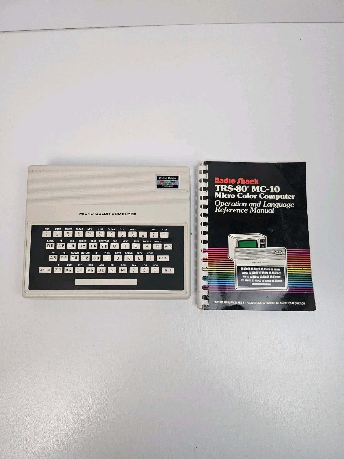 Radio Shack TRS-80 Micro Color Computer Model MC-10 With Manual Untested