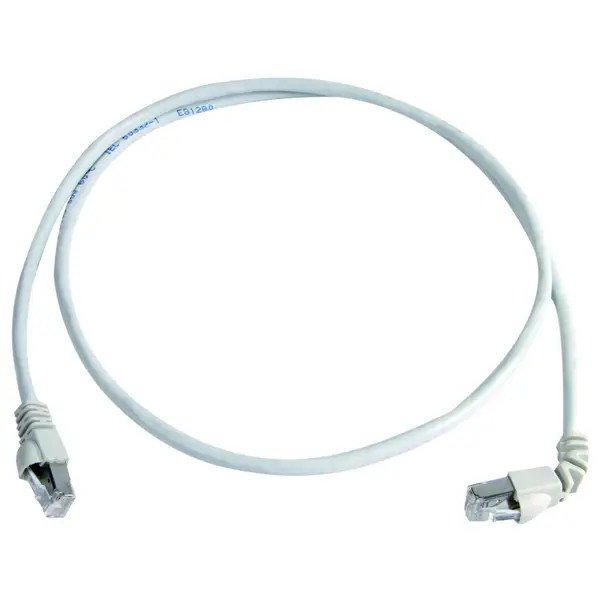Telegärtner 100008022 RJ45 Network Cable, Patch Cable CAT 6A S/FTP 0.5m White