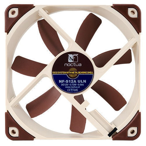 Noctua  120mmx25mm Knobs Blade Tips 2Speed SSO2 Bearing Fan (NF-S12A ULN)