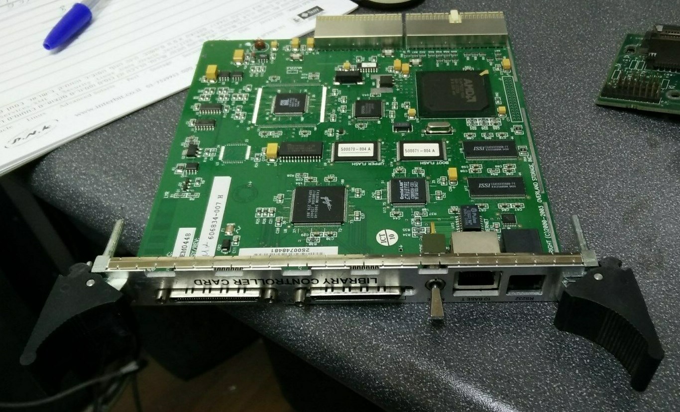 Overland / HP MSL6000 606834-007 Rev H LVD/SE Tape Library Controller Card
