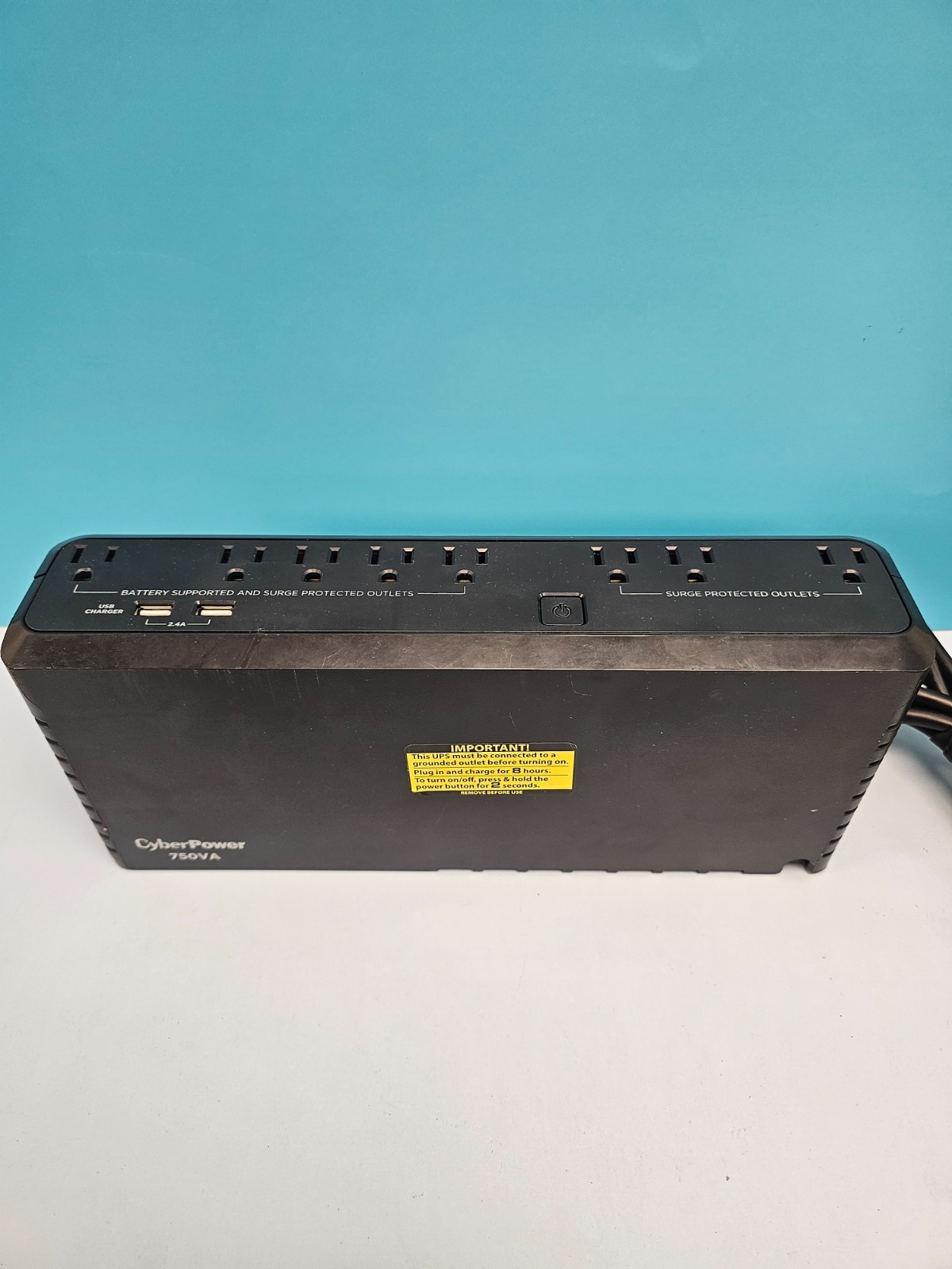 CyberPower SL750U-R 750VA/375W Slim Standby UPS -