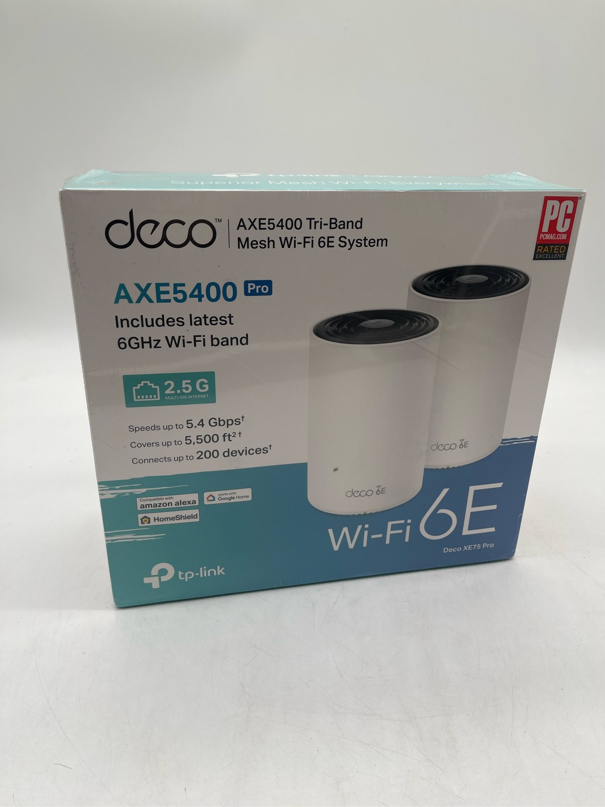 TP-Link Deco AXE5400 Tri-Band WiFi 6E Mesh System (Deco XE75 Pro) (2-Pack)