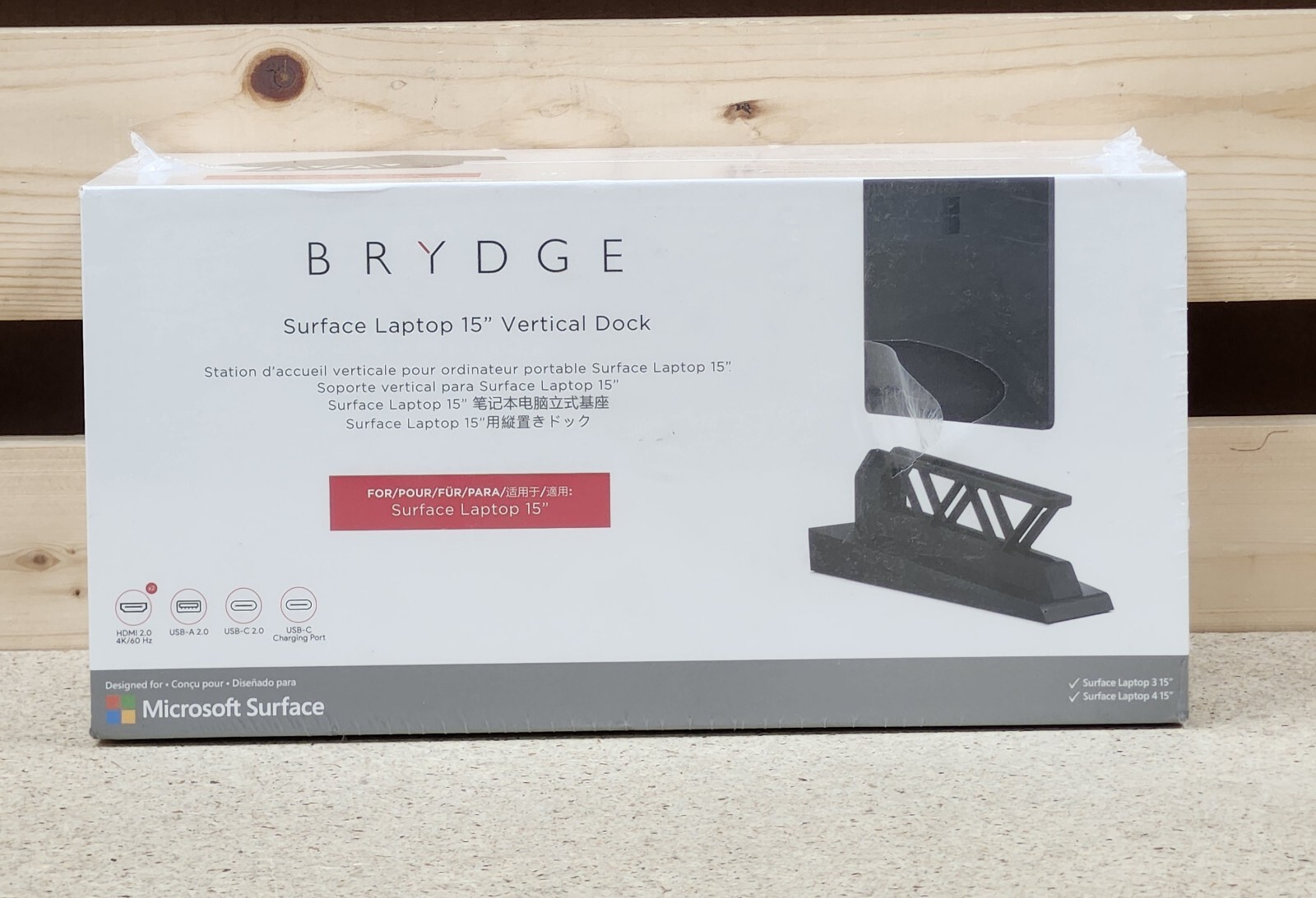 NEW Brydge Surface Laptop Vertical Dock for 15" Surface Laptop 4 - BRY15MSL3