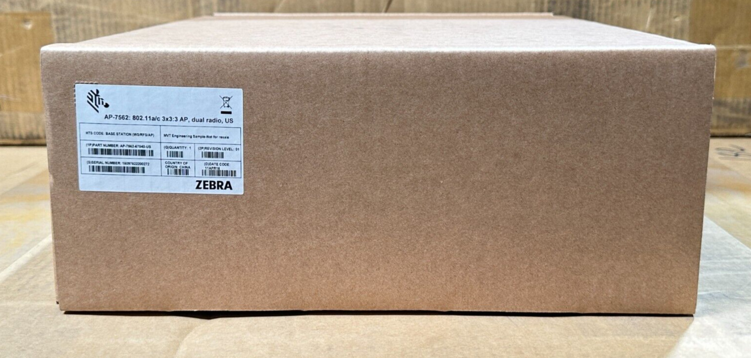 New Open Box Zebra AP-7562-67040-US Outdoor Wirlss Access Point  🚚