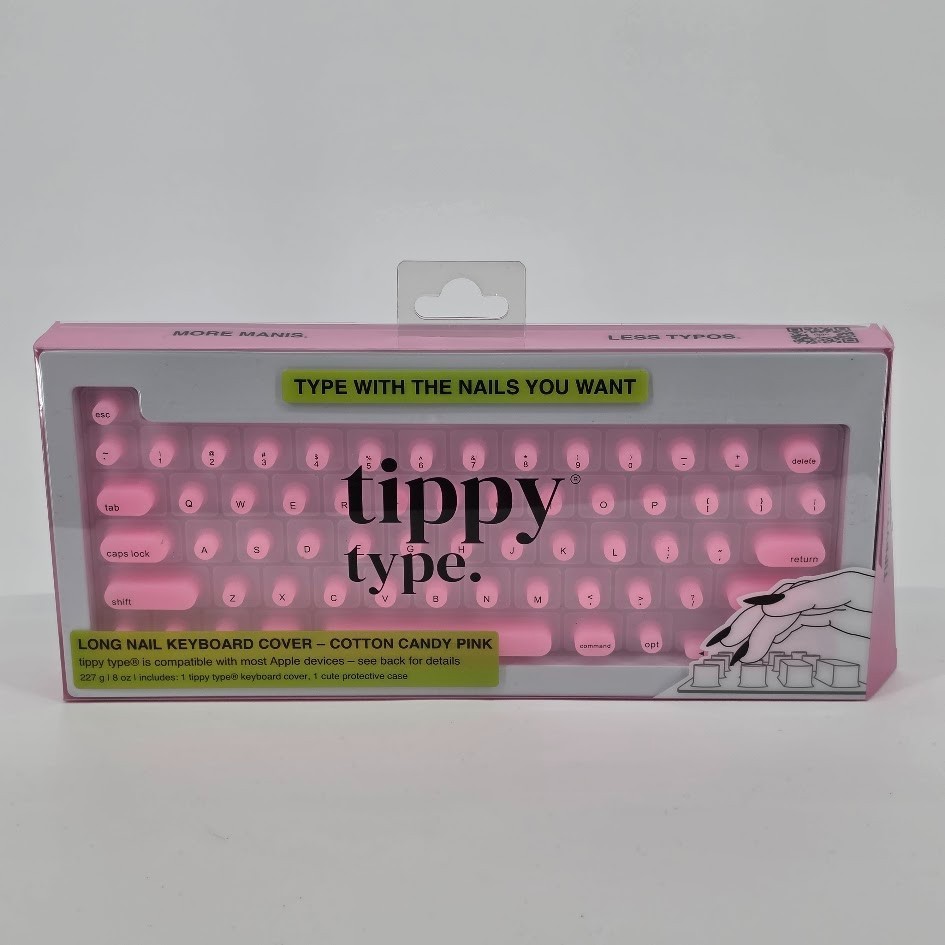 Tippy type Keyboard Cover Compatible with Mac - Cotton Candy Pink