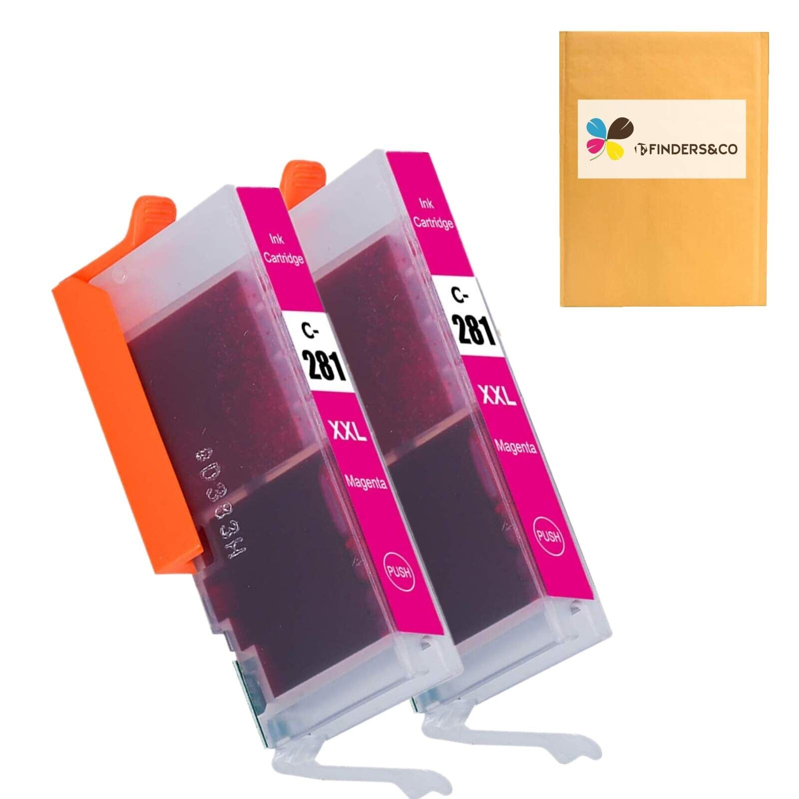 F FINDERS&CO CLI281 CLI-281 XXL Magenta Ink Cartridge Replacement for Canon C...