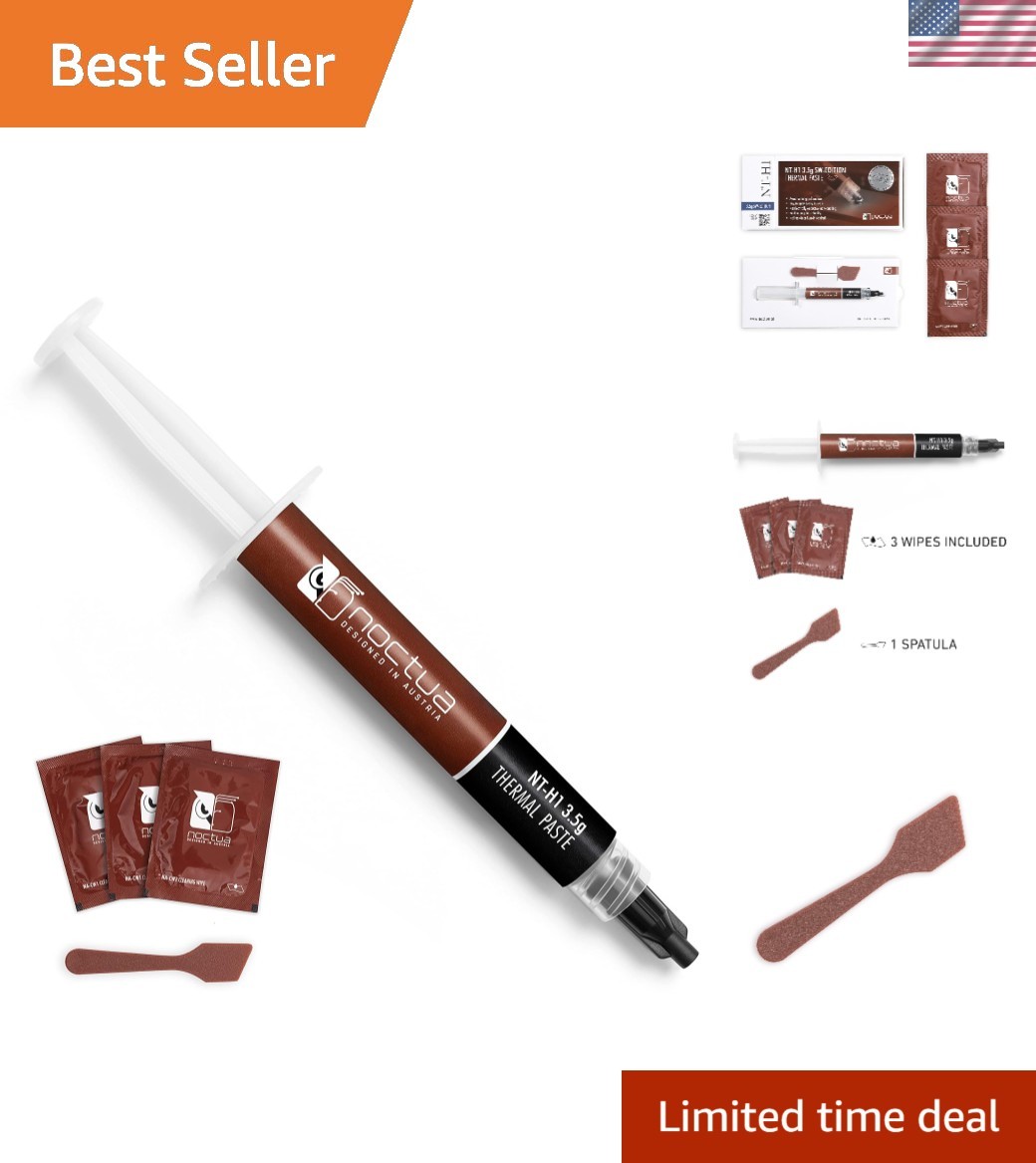 NT-H1 3.5g High-Performance Thermal Paste with Spatula & Cleaning Wipes