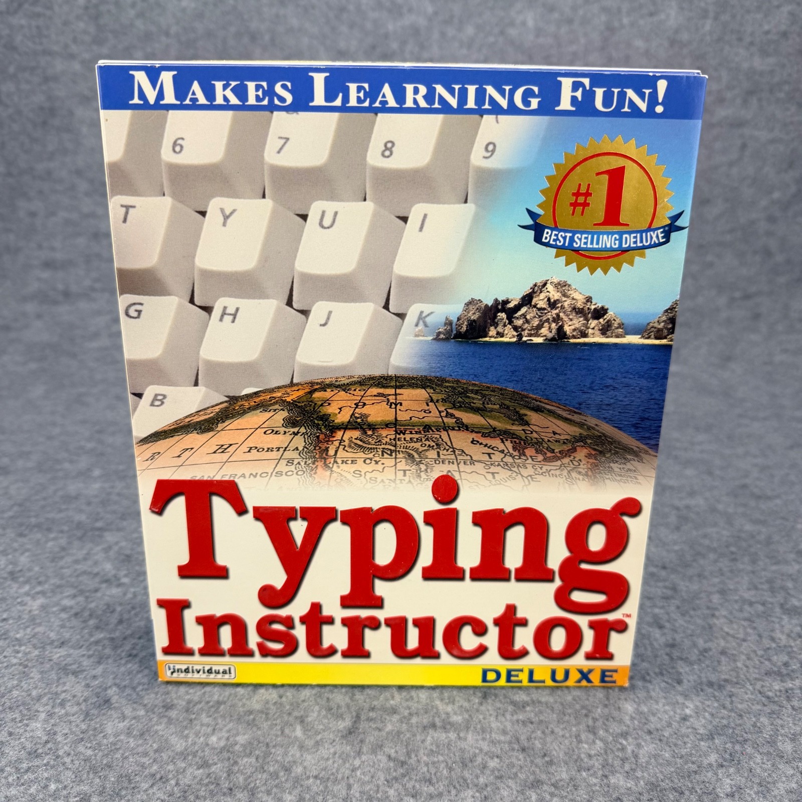 Typing Instructor Deluxe v15 PC CD-ROM Factory Sealed New Windows 98 XP 2000 ME