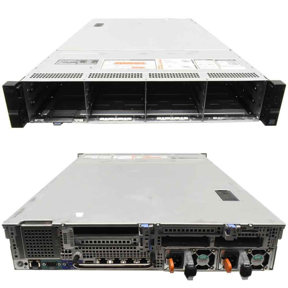 Dell PowerEdge R730xd Server 2U No CPU No RAM 2xHS 12x 3.5" + 2x 2.5" H730 Mini