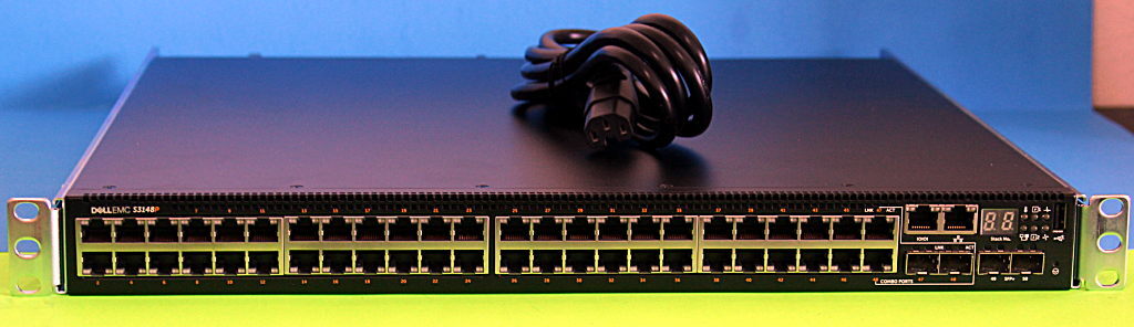 S3148P DELL EMC Networking  Switch w/ 2x FRNJJ Power Supply & Rack Mount Kit Qty