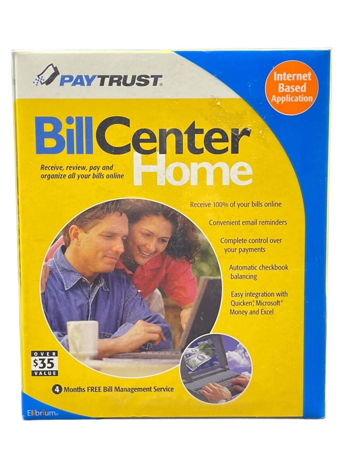 Paytrust Bill Center Home Online Bill Management Windows 95/98/Me/NT/2000