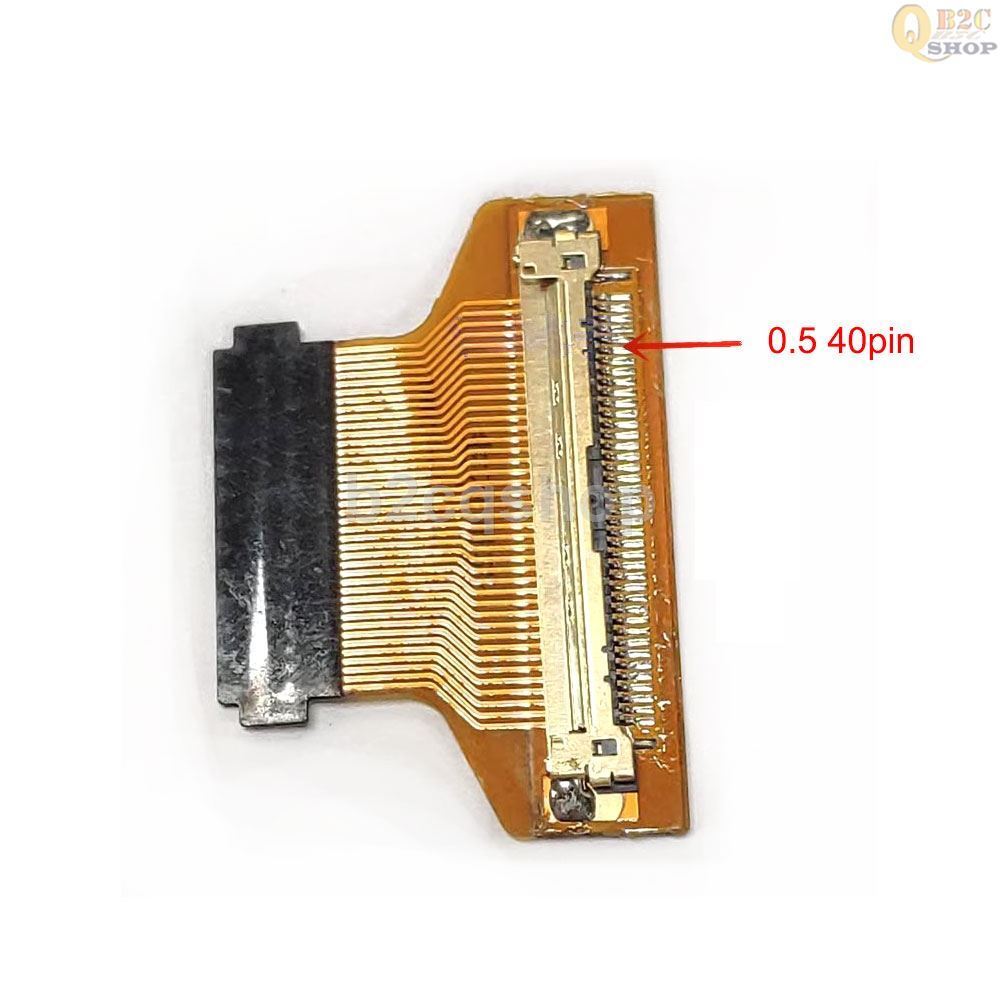Laptop LCD Screen Connector Converter 40pin 0.4mm to 40pin 0.5mm Edp LVDS cable