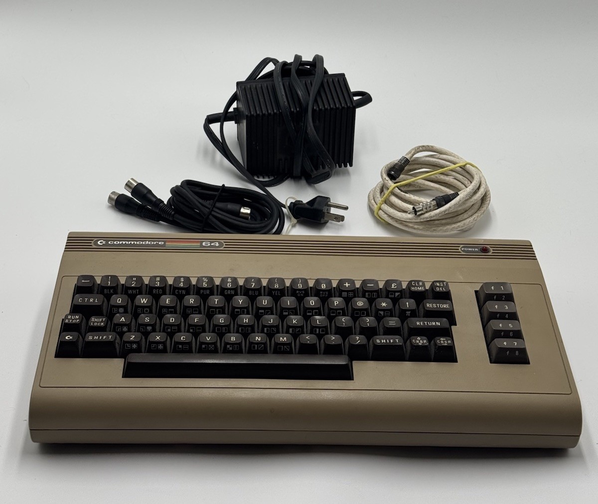 🔥C64 Maxi Commodore 64 Console Untested As Is With Cords