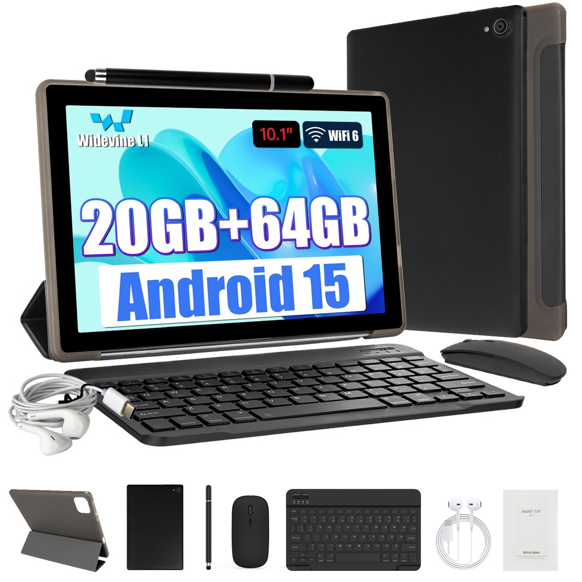 2026 New Tablet 64GB 128GB 256GB ROM Android Tablet Wifi 5G GMS NETFLIX 10"-14"