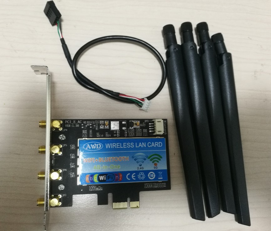 Broadcom BCM94360CD 802.11ac 1750Mbps Desktop PCi-E WiFi Adapter Hackintosh + BT