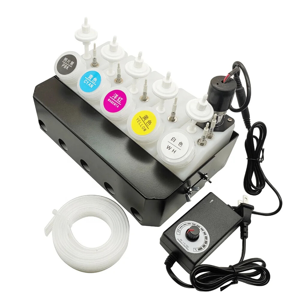 For epson L1800 L805 XP-15000 1390 Printer 250ml White Ink Tank Dtf Ciss 1set