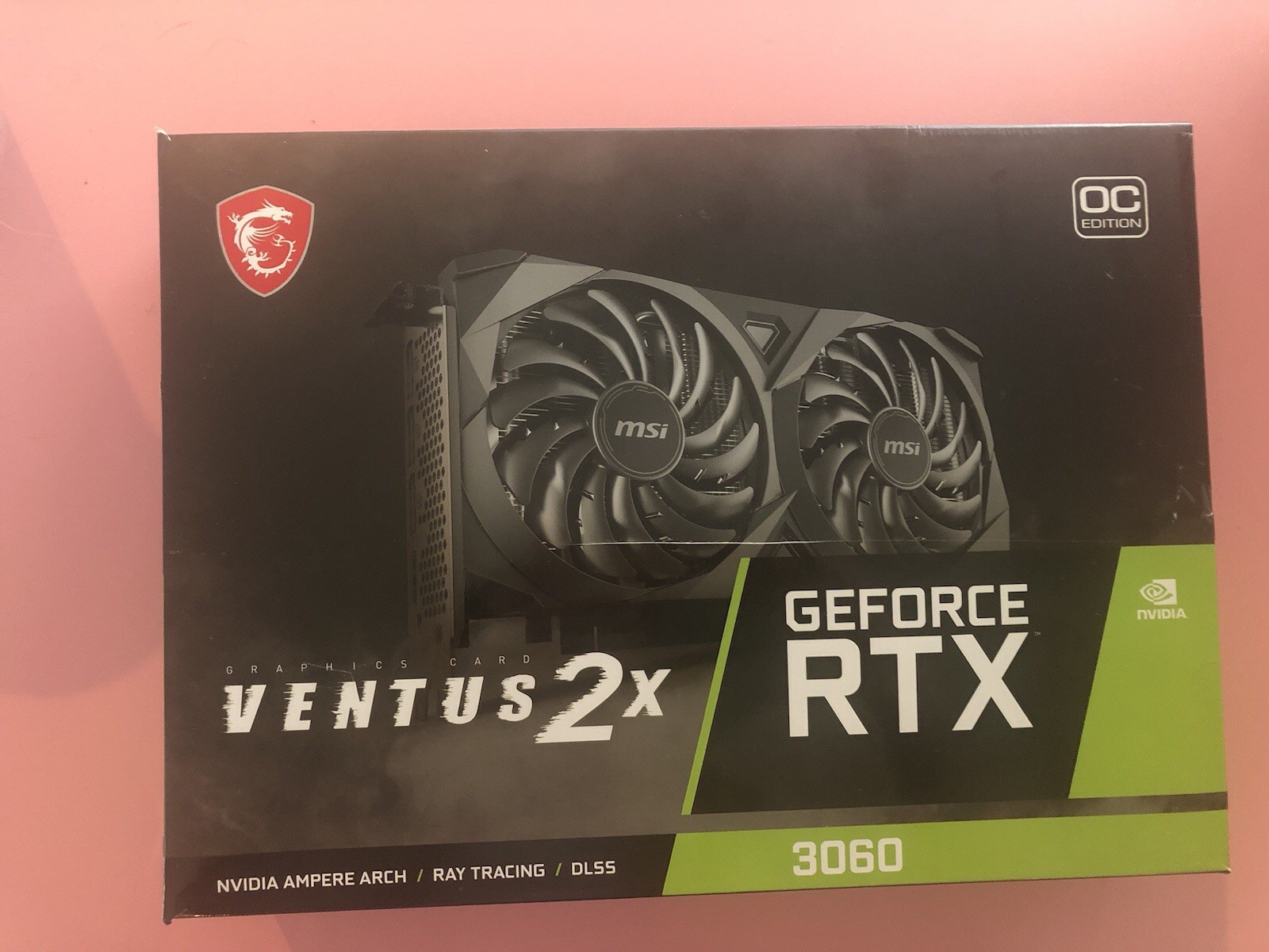 MSI GeForce RTX 3060 Ventus 2X 12G OC NEW IN BOX GDDR6 NEVER USED