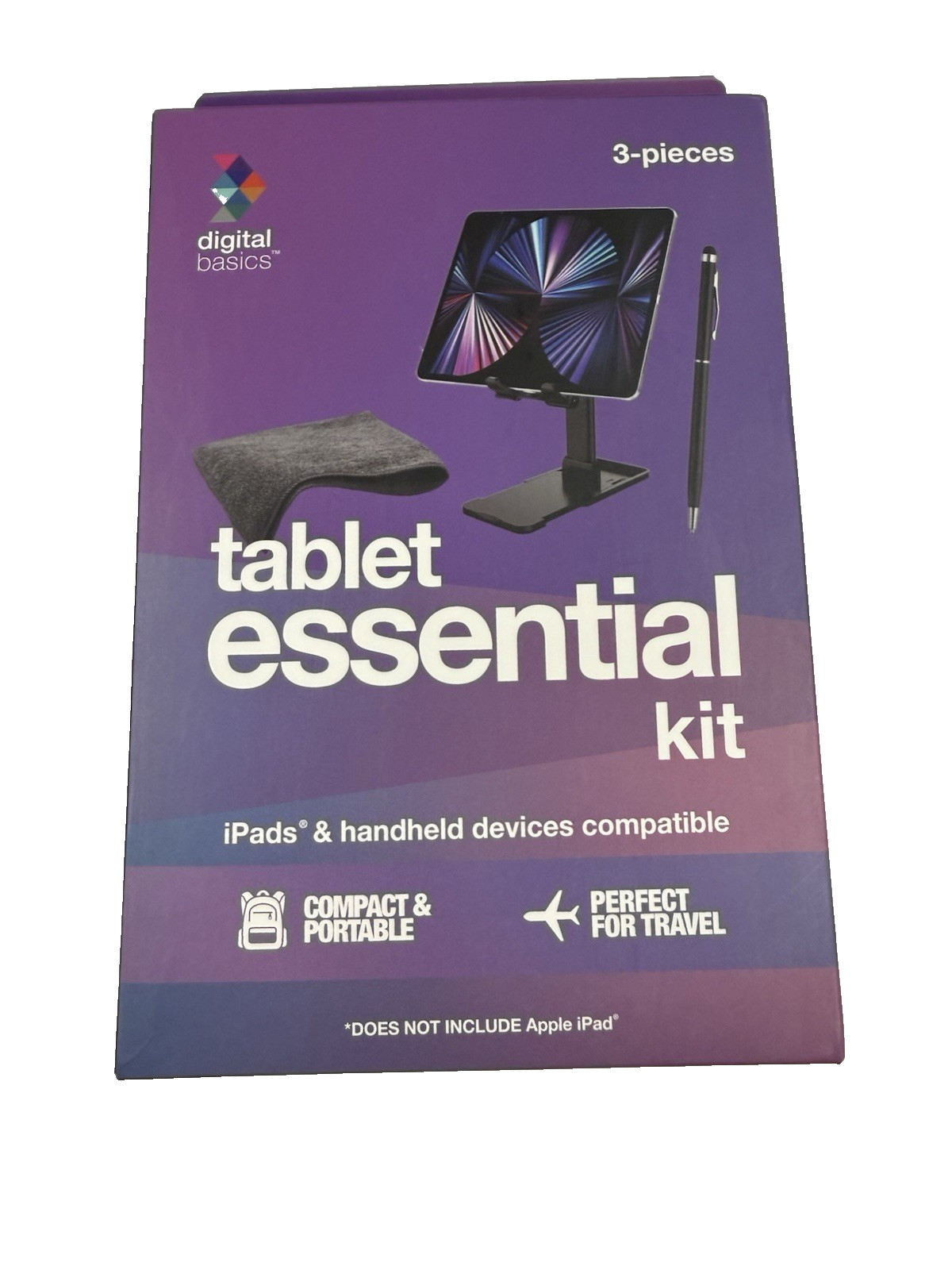 Digital Basics Tablet Essential 3 Pc Kit For iPad & Handheld Devices Compatible