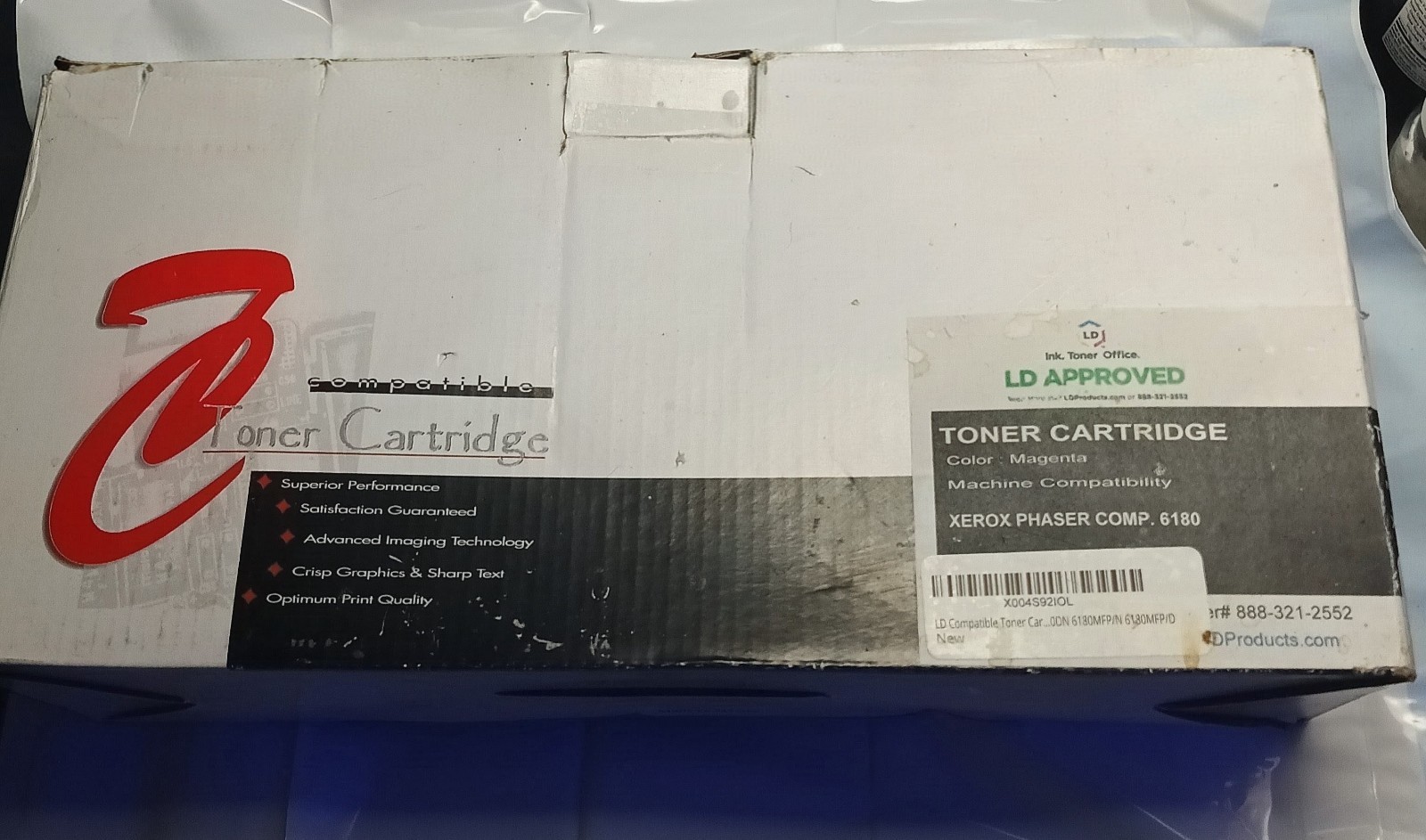 Compatible Xerox Phaser 6180 High Capacity Magenta Laser Toner Cartridge