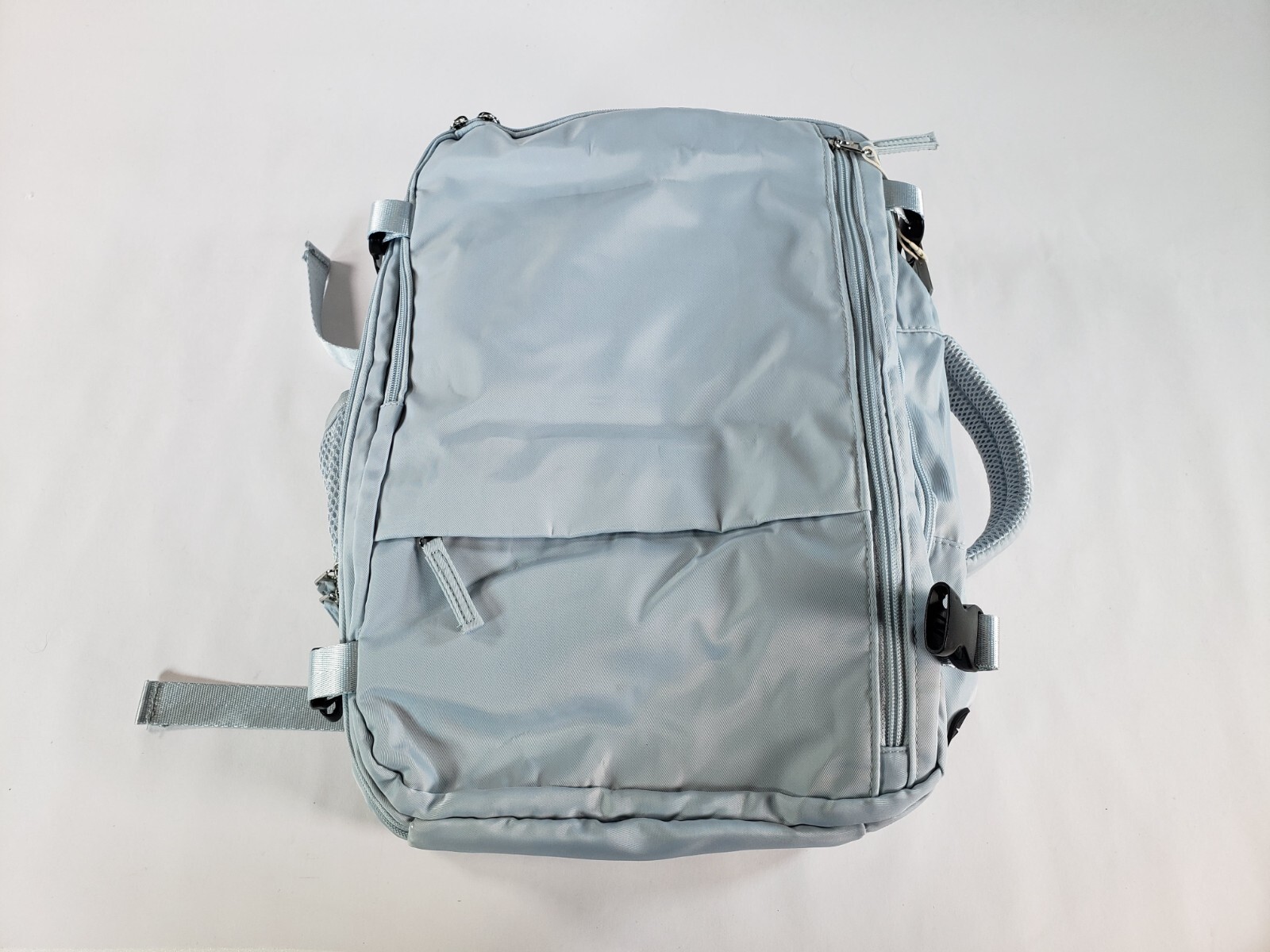 Hanples Extra Large Travel Backpack Carry On Backpack Fits 17" Laptop Light Blue