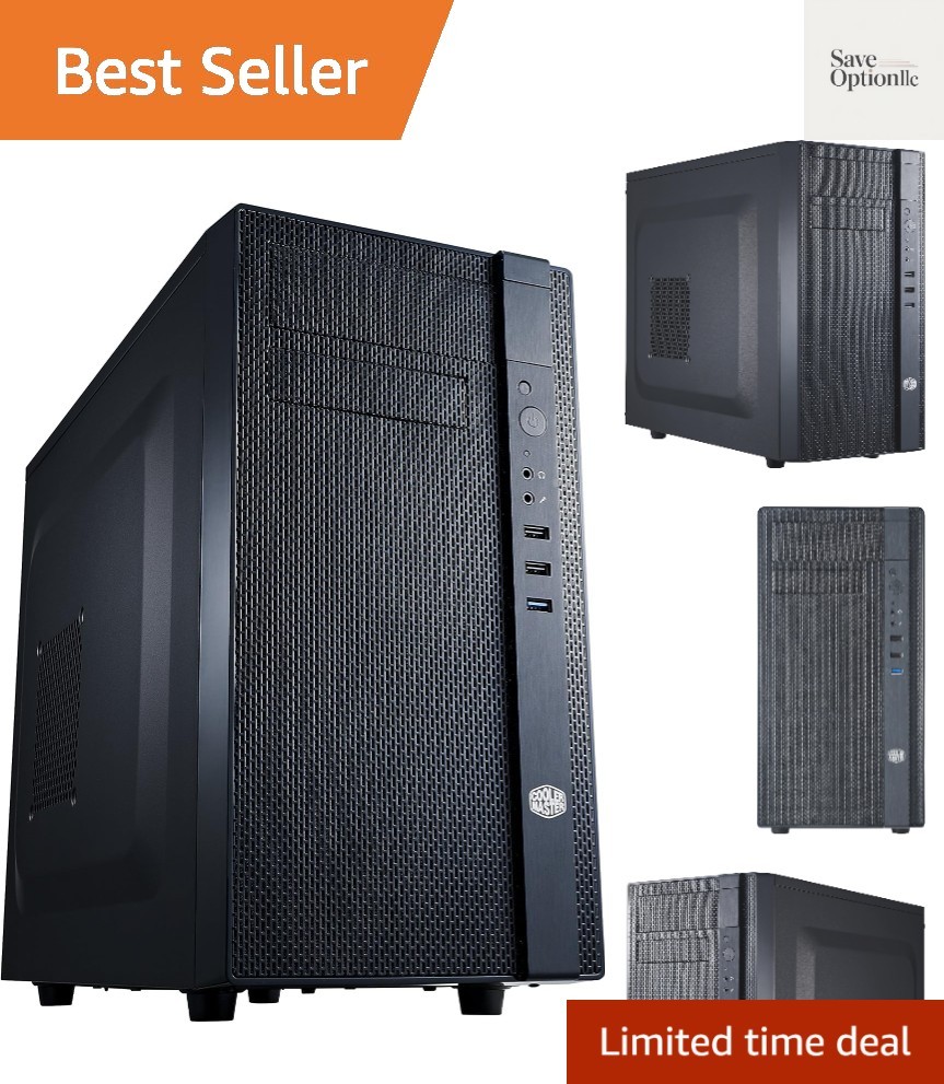 N200 Mini Tower Computer Case - Stylish Mesh Design & Support for  GPUs