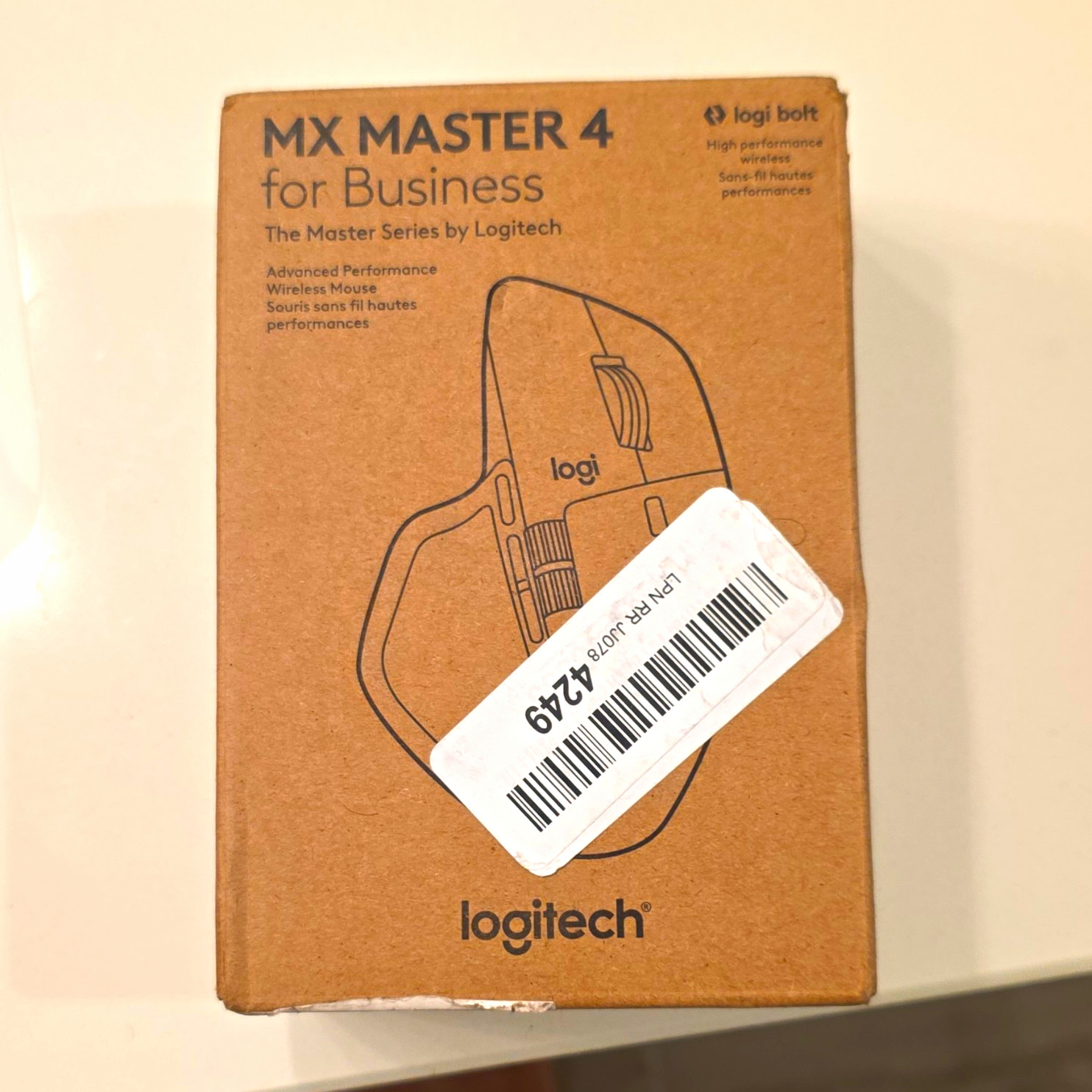 Logitech MX Master 4 for Business Wireless Bluetooth Ergonomic 8000 DPI Mouse