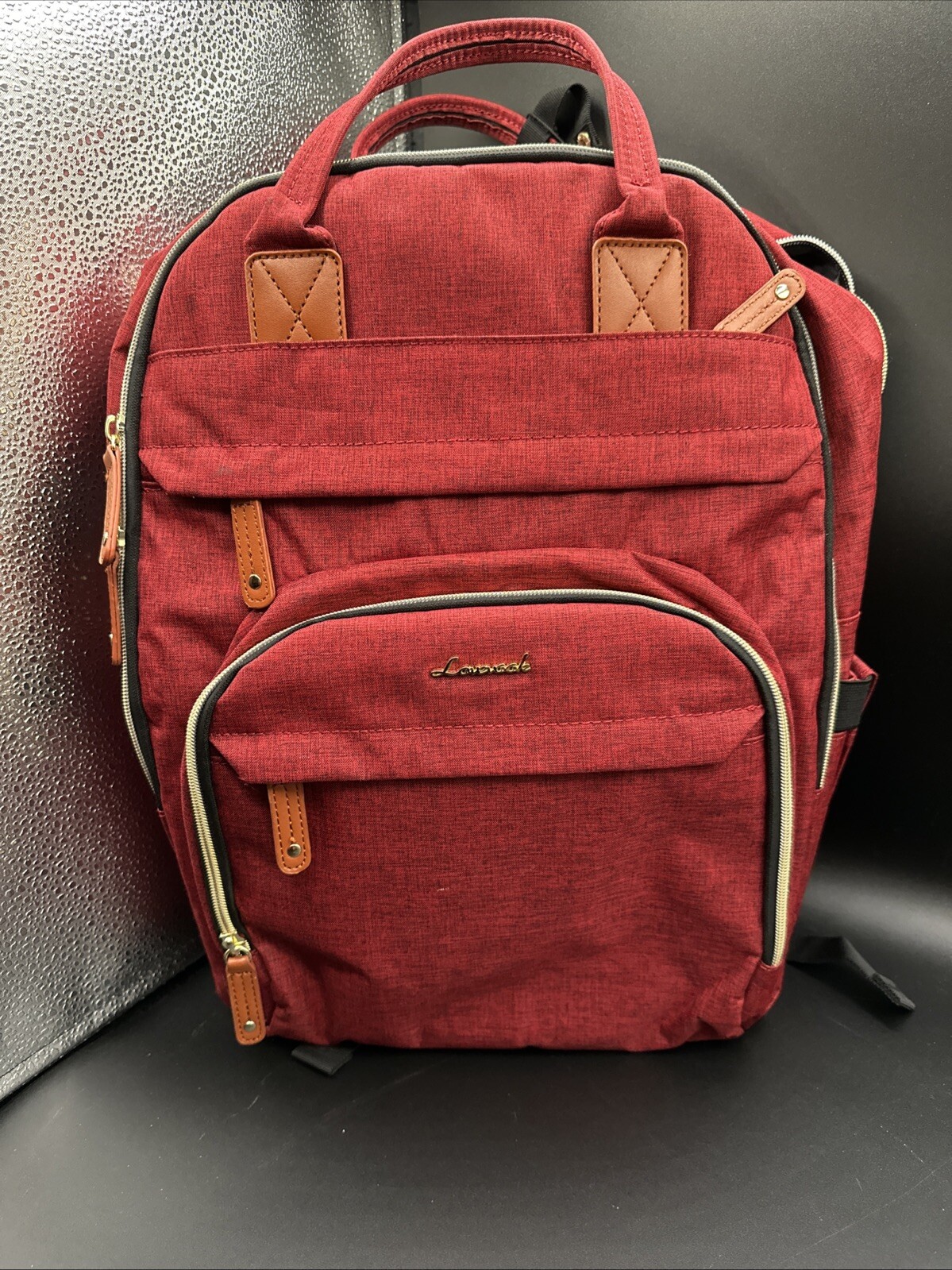 LOVEVOOK Laptop Backpack - 15.6 Inch Crimson- Anti-Theft - Brand New