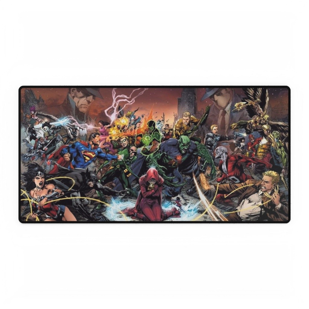 DC Comics Trinity War Heroes Epic Battle Mouse Pad Desk Mats