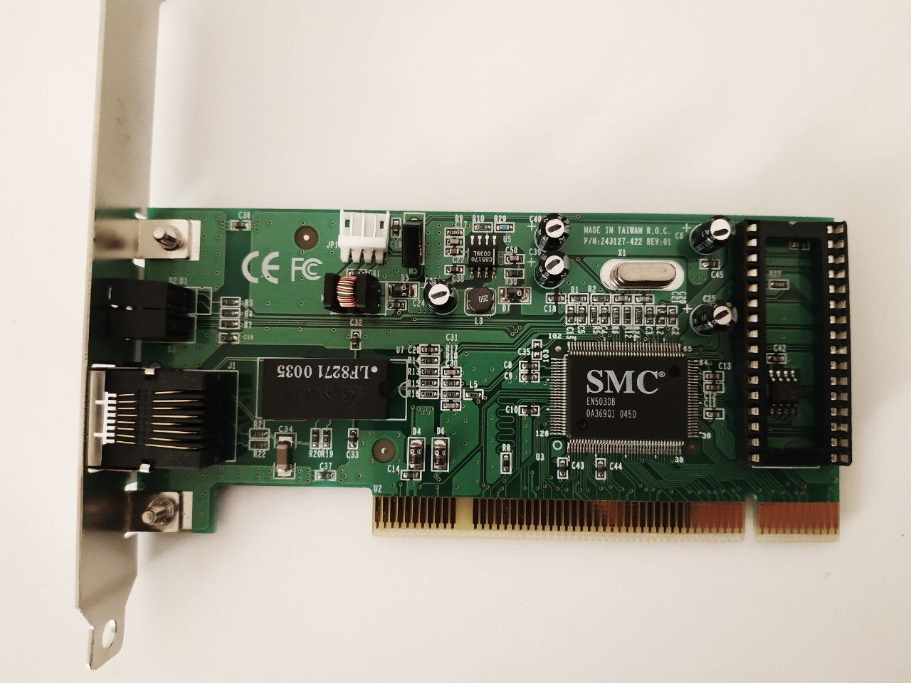 HP SMC PCI ETHERNET NETWORK CARD 10/100 EN1207D-TX P/N 243127-422 5065-2523