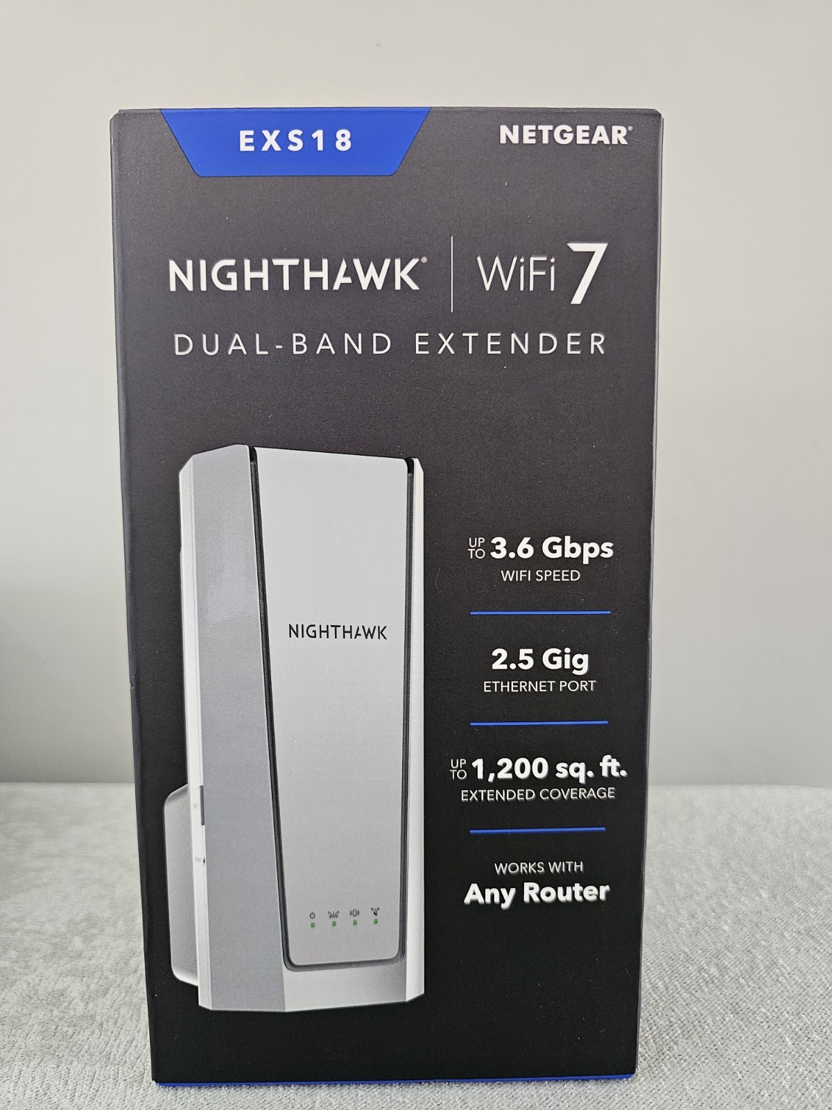 New, Sealed NETGEAR Nighthawk EXS18 WiFi 7 BE3600 Dual-Band Range Extender