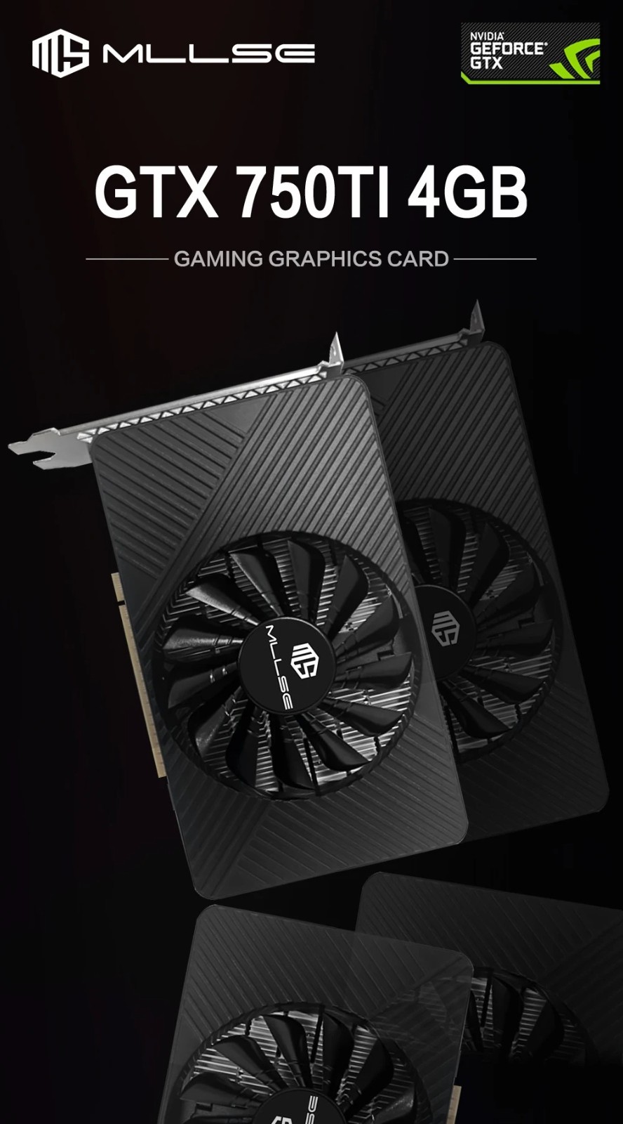 GTX 750Ti 4GB Graphics Card GDDR5 128Bit Geforce GPU Gaming VGA
