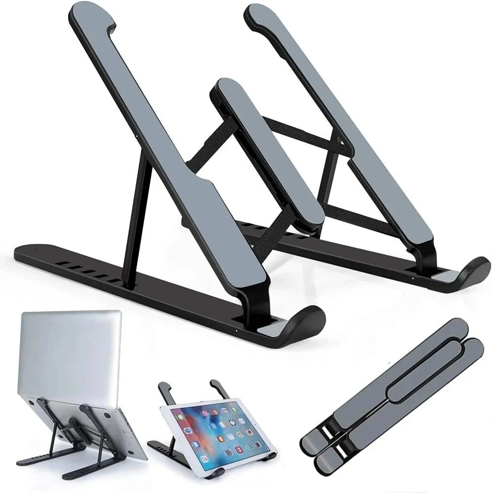 Adjustable Laptop Stand Portable Foldable Notebook Computer Holder Desk Tablet