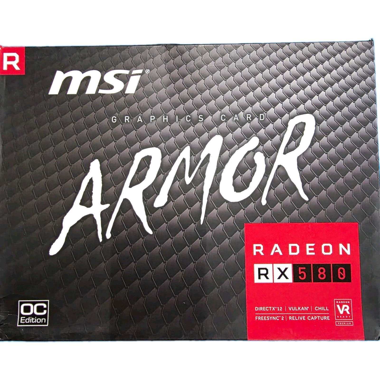 MSI Radeon RX 580 ARMOR OC Edition PCI Express Graphics Card