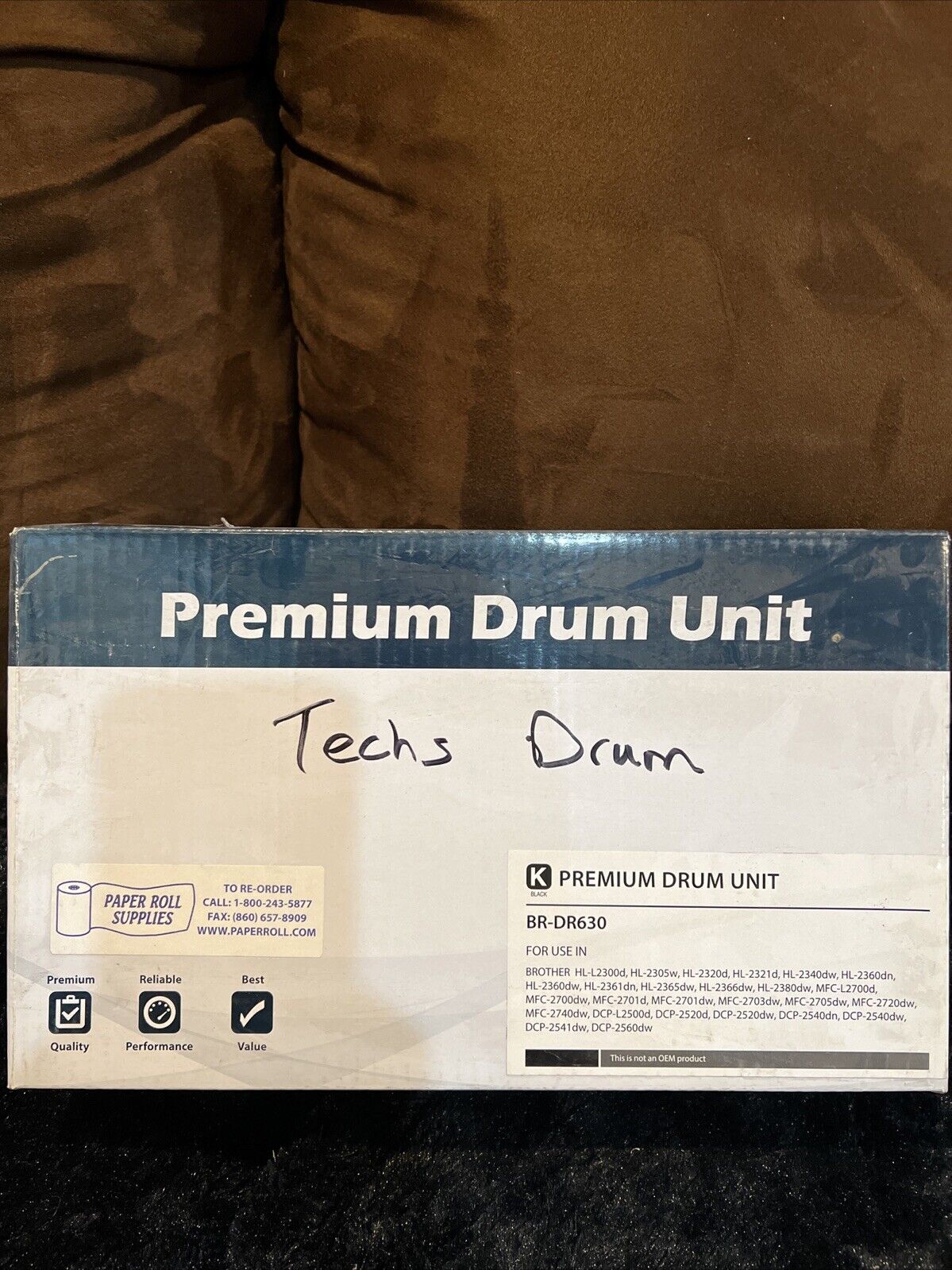 Black DR630 Premium Drum Unit Brother Compatible