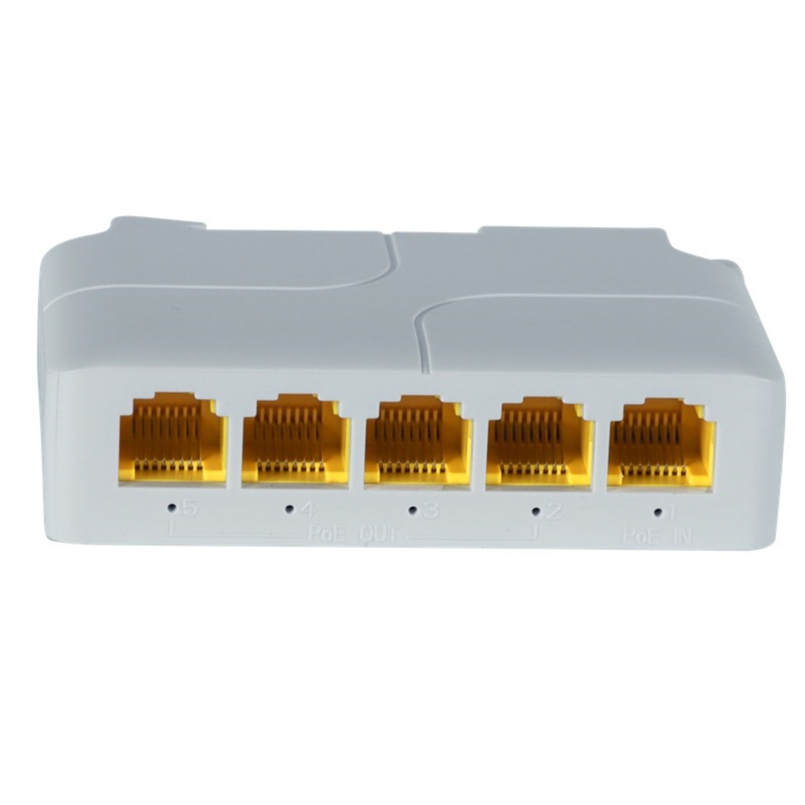 5 Port Gigabit POE Extender 100/1000Mbps 90W POE Repeater For Hotels, Schools