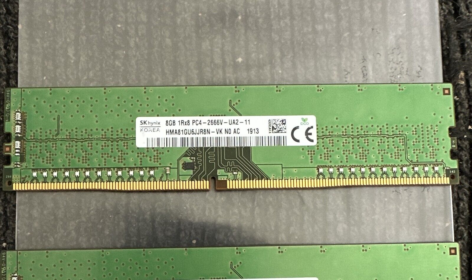 12 x  sk hynix 8GB 1RX8 PC4-2666V-UA2-11 DDR4 Desktop MEMORY HMA81GU6DJR8N-VK