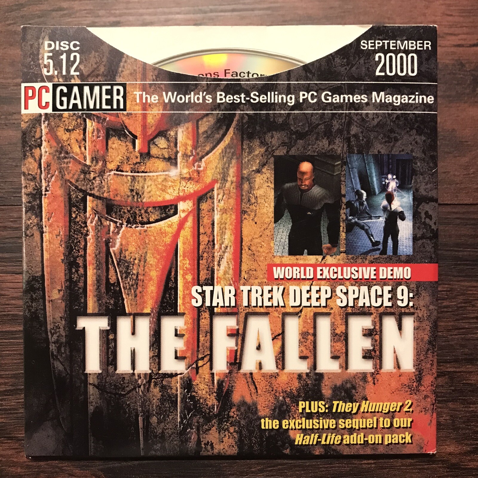 PC Gamer Demo Disc 5.12 September 2000 PC CD Star Trek DS9: The Fallen