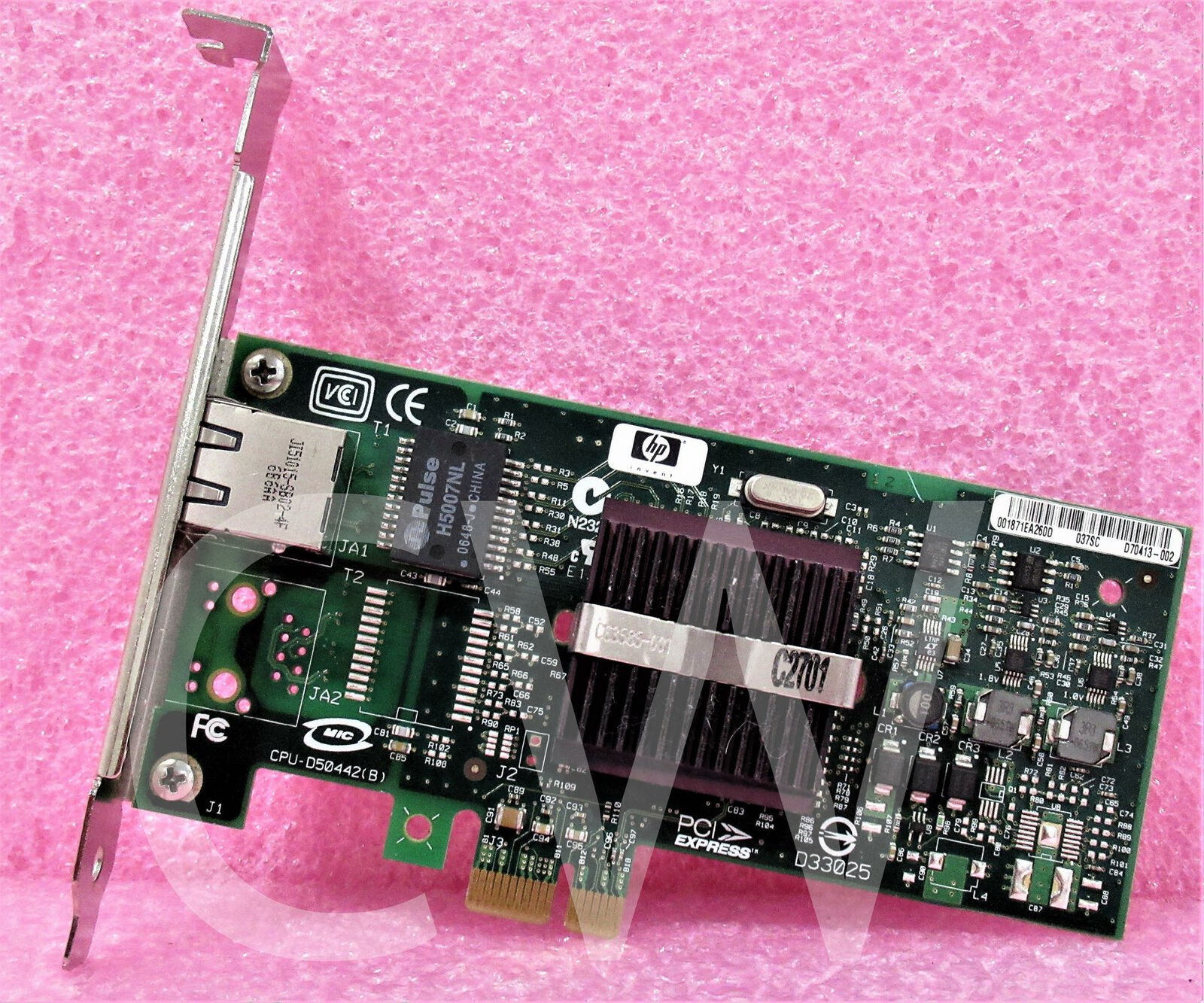434982-001 HP Single-Port RJ-45 Gigabit Ethernet PCI-E Server Network Adapter