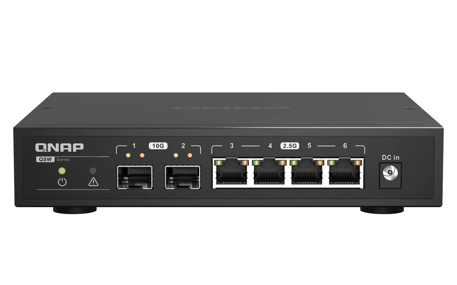 QNAP 4 Port 2.5G Ethernet Switch with 10GbE SFP Unmanaged Network Switch