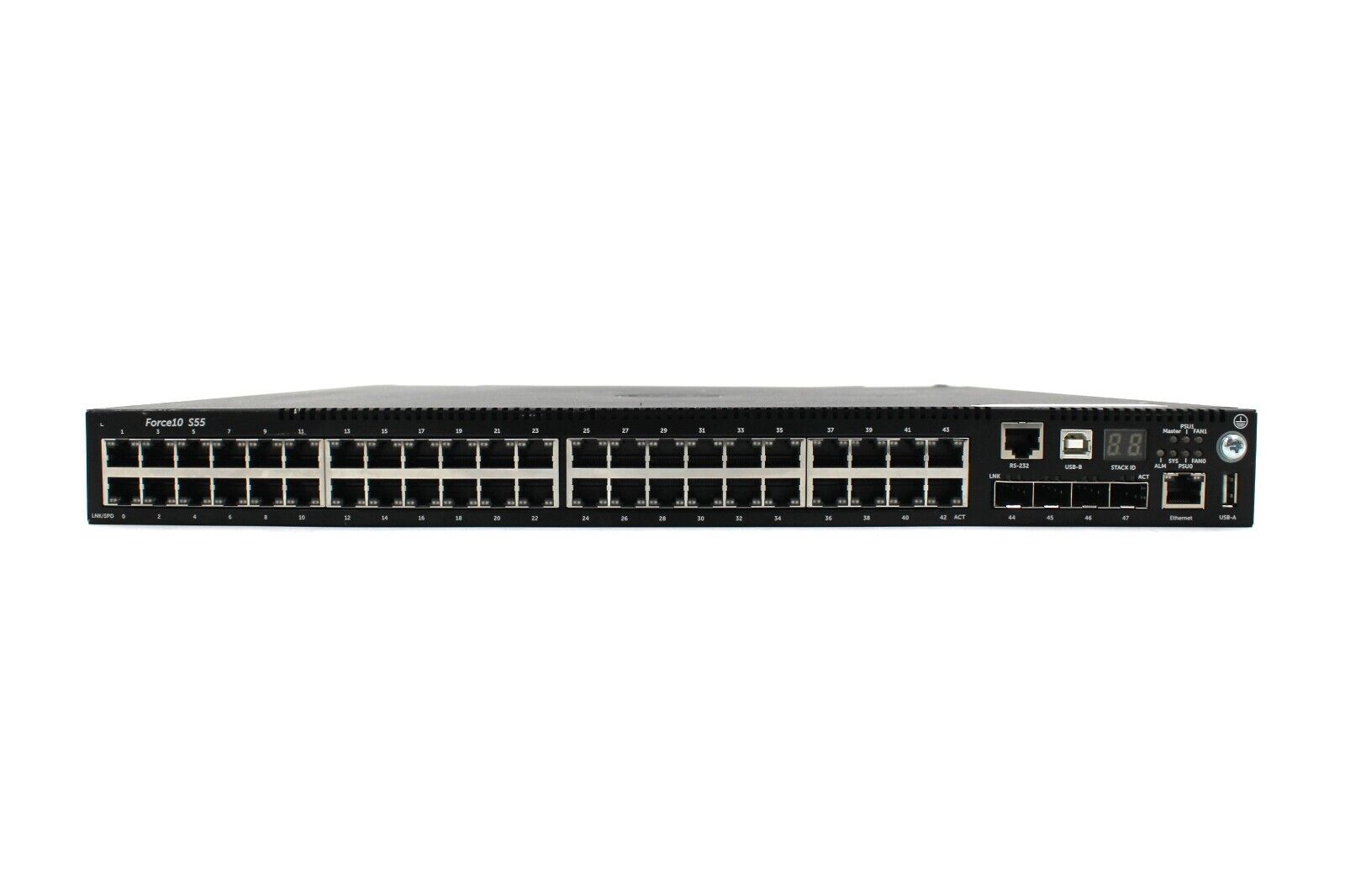 Dell Force10 S55T 44-Port 10/100/1000 Gigabit Managed Network Switch TESTED