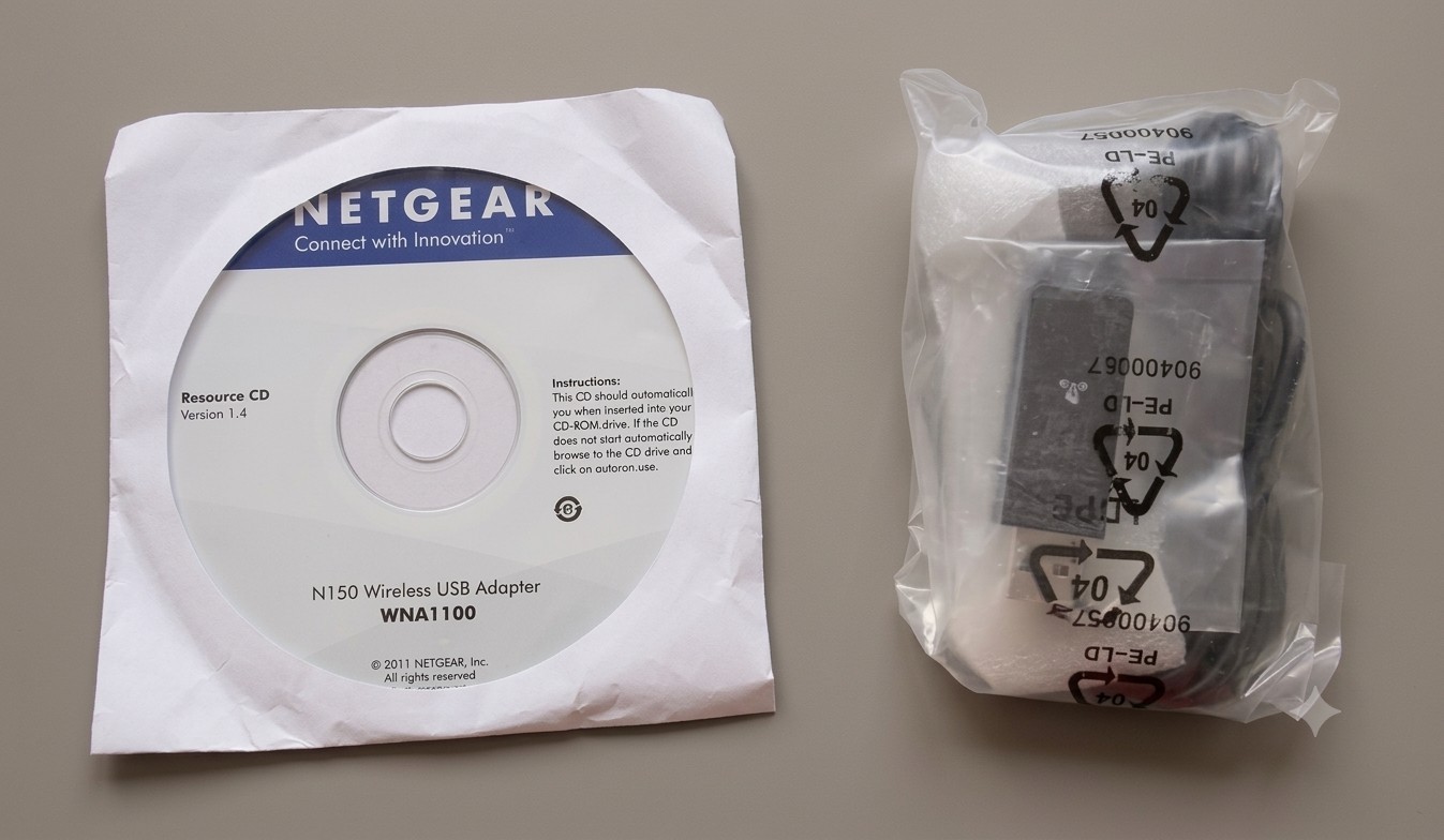NETGEAR WNA1100 N150 Wireless USB Adapter WiFi Desktop Notebook PC NEW SEALED