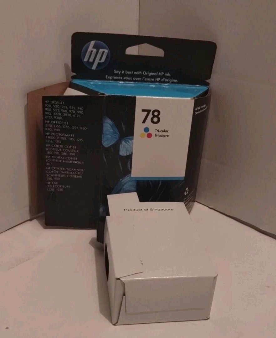 HP 78 C6578DN Tri-Color Ink Cartridge | Expired Opened Box