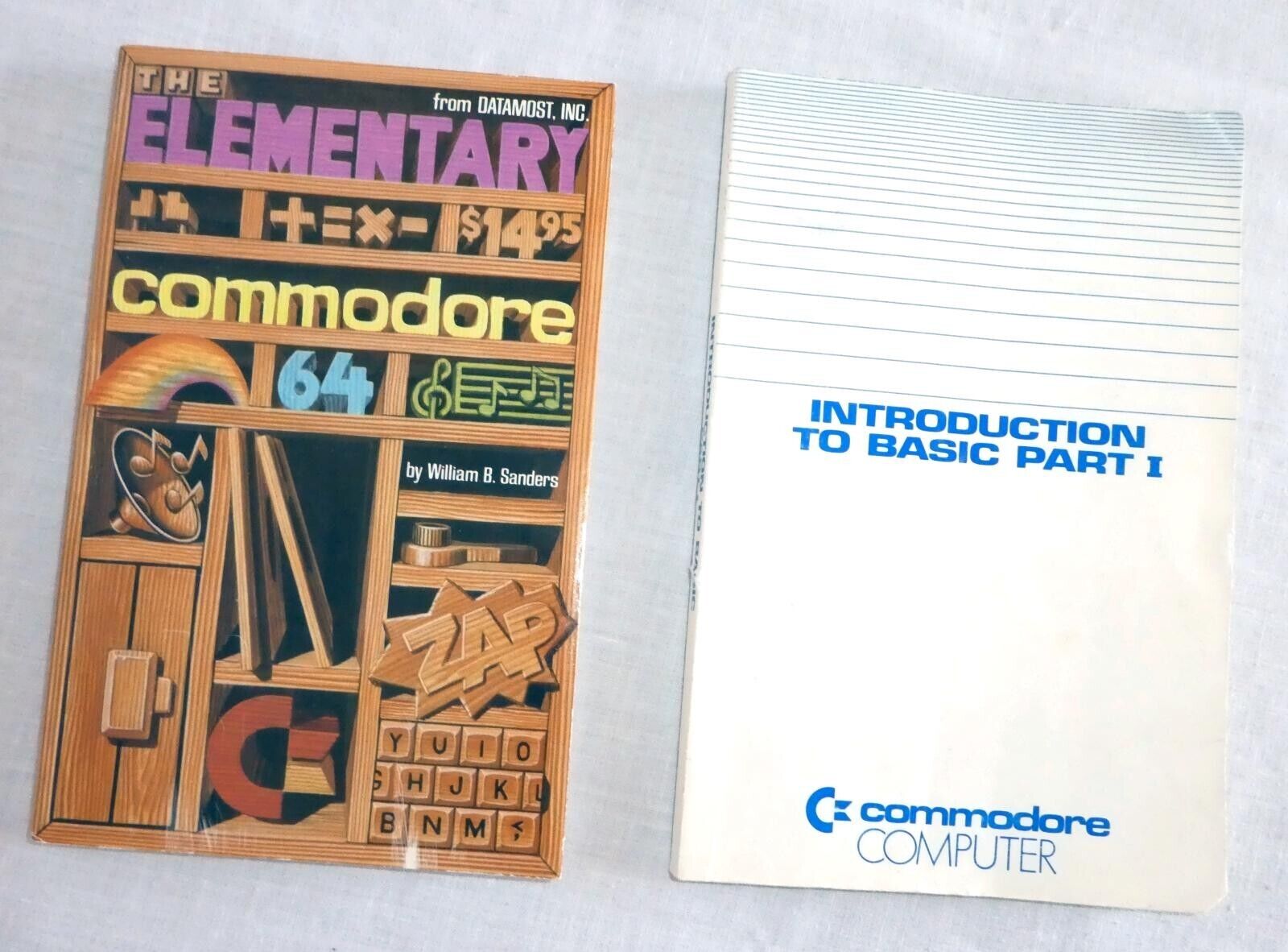 Two Commodore Books: The Elementary Commodore 64 & Introduction to Basic Part 1