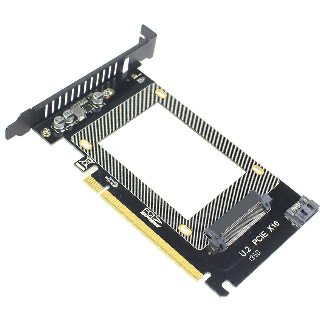 JEYI U.2 SSD to PCIe X16 3.0 Adapter SFF-8639 PCIe Adapter for 2.5