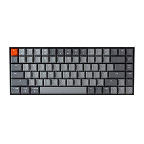 KEYCHRON K2 75% LAYOUT RGB BLUETOOTH WIRED SWITCH/ANTI GHOSTING 84 KEYS BROWN