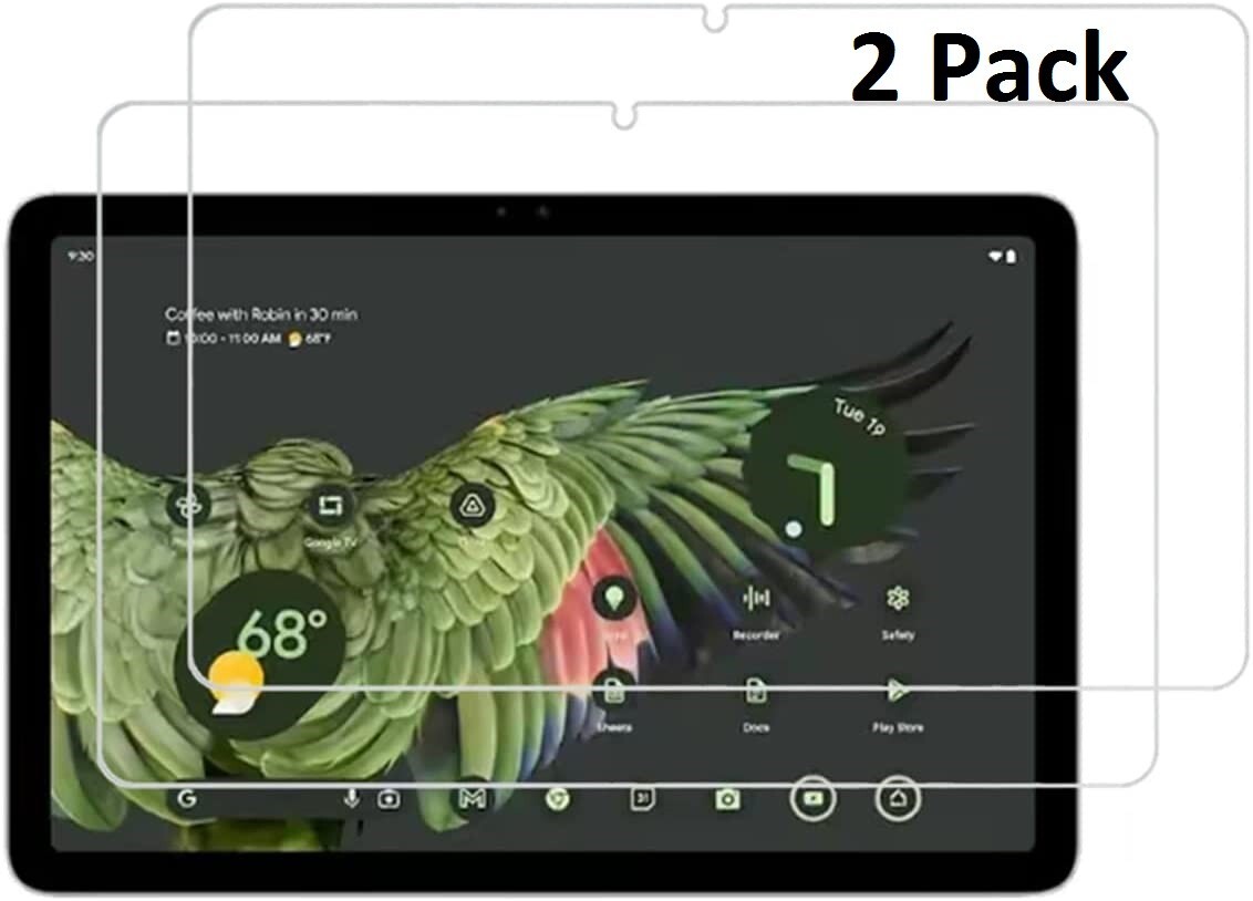 2X For Google Pixel Tablet (2023) HD Screen Protector Tempered Glass 9H Hardness