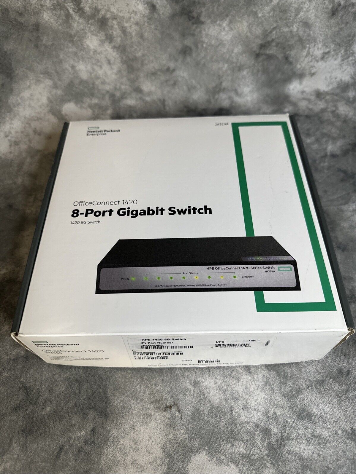 JH329A    HPE OfficeConnect 1420 8G Switch