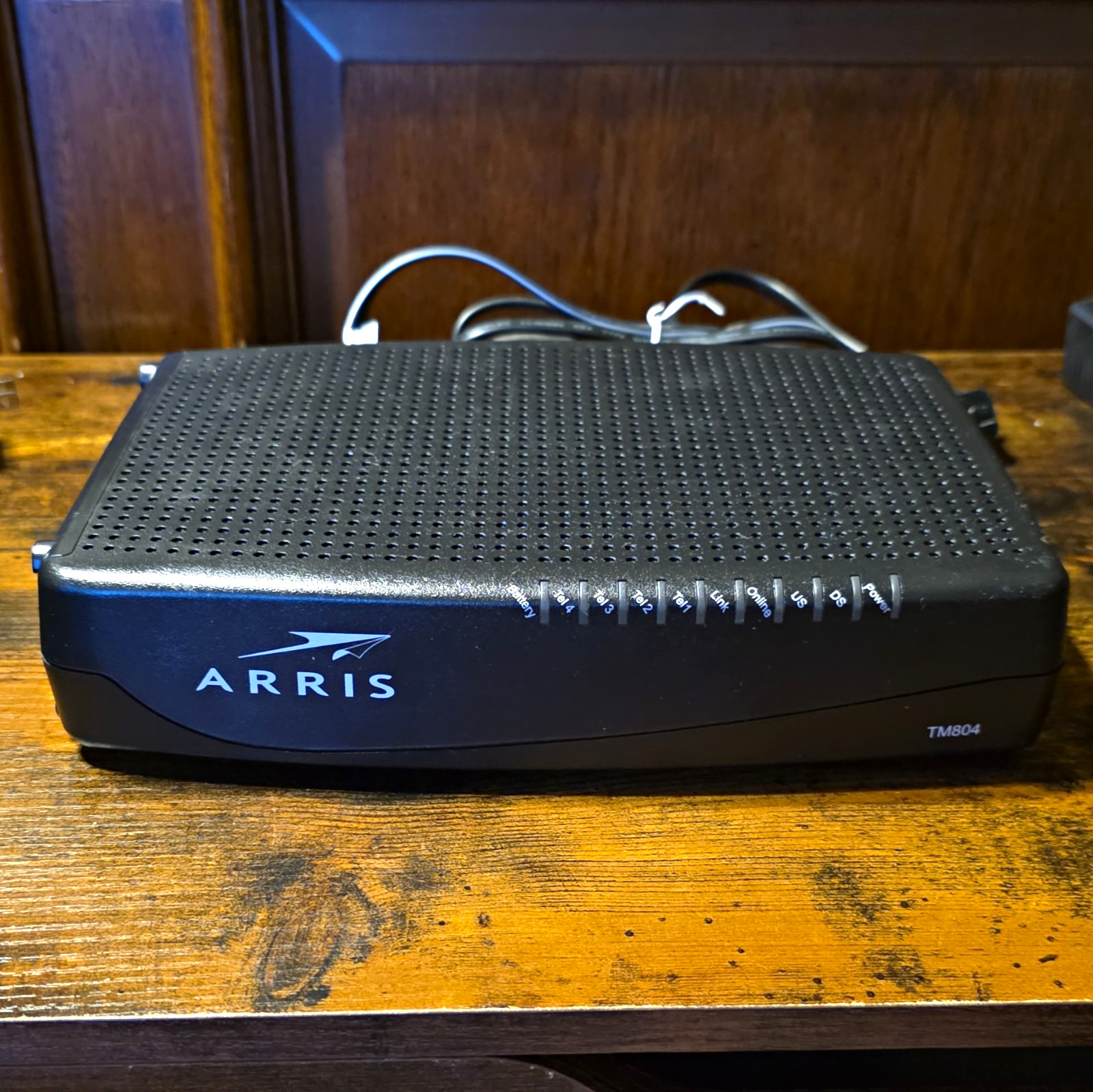 ARRIS Touchstone TM804G DOCSIS 3.0 Cable Modem VoIP 343 Mbps Black TM04DHD804
